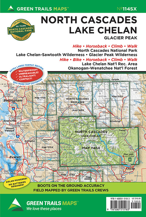 114SXa: North Cascades Lake Chelan, WA
