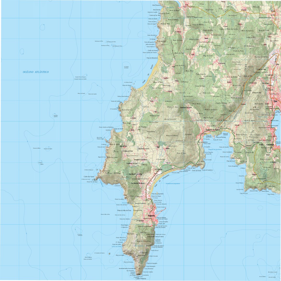 Corcubión (0092-2) Map by Instituto Geografico Nacional de Espana ...