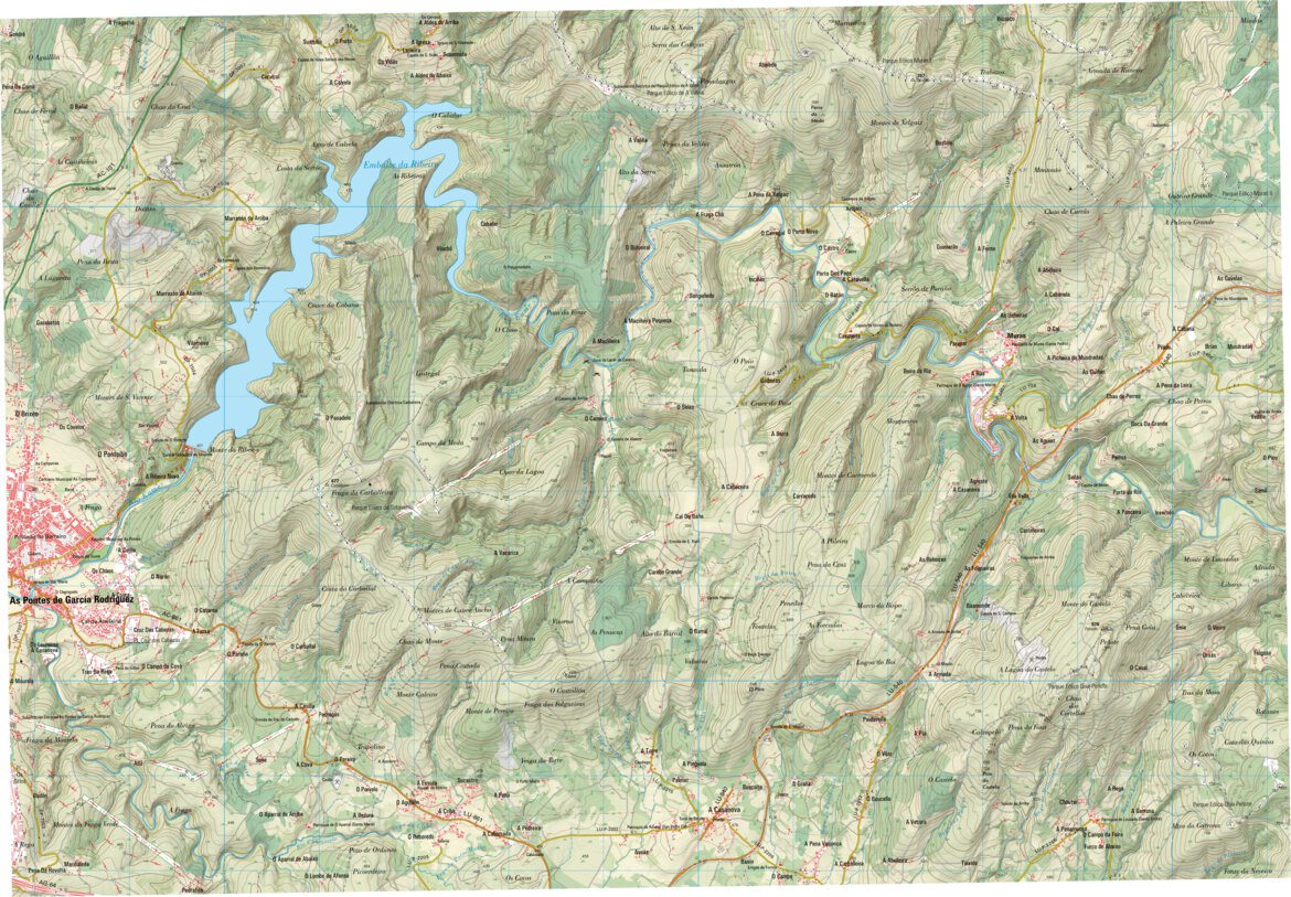 As Pontes de García Rodríguez (0023-1) Map by Instituto Geografico ...