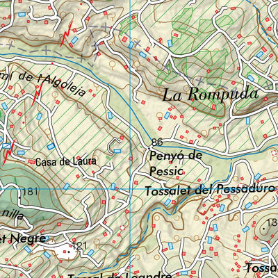 Basic Map Altea Altea (0848-1) Map by Instituto Geografico Nacional de Espana | Avenza Maps