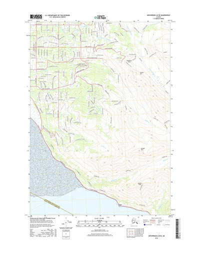 Anchorage A-8 SE, AK (2016, 25000-Scale) Preview 1