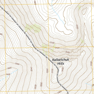 Baird Mountains A-3 NE, AK (2015, 25000-Scale) Preview 3