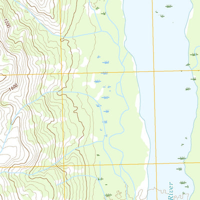 Bering Glacier A-5 NE, AK (2016, 25000-Scale) Preview 2