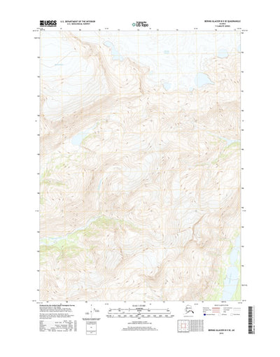 Bering Glacier B-5 SE, AK (2016, 25000-Scale) Preview 1