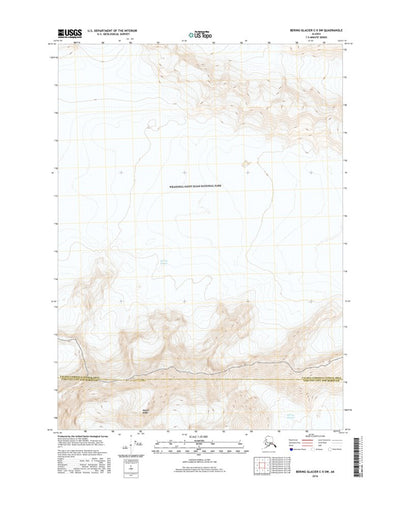 Bering Glacier C-5 SW, AK (2016, 25000-Scale) Preview 1