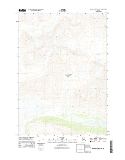 Bering Glacier D-6 NW, AK (2014, 25000-Scale) Preview 1