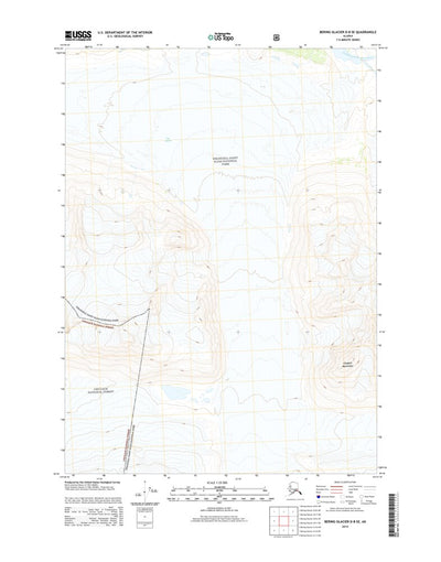 Bering Glacier D-8 SE, AK (2014, 25000-Scale) Preview 1