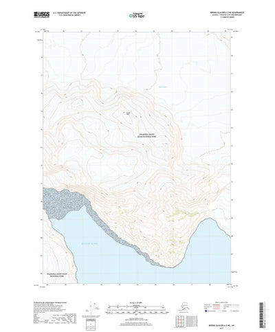Bering Glacier A-2 NE, AK (2017, 25000-Scale) Preview 1