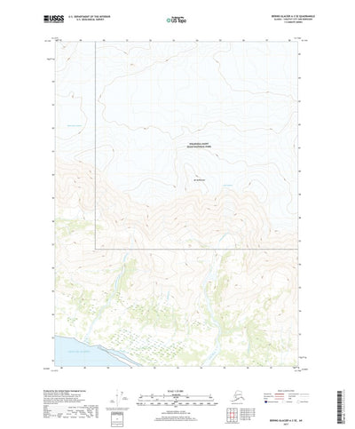 Bering Glacier A-3 SE, AK (2017, 25000-Scale) Preview 1