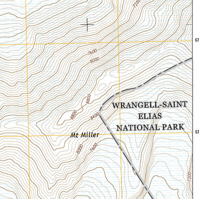 Bering Glacier B-4 NW, AK (2016, 25000-Scale) Preview 3