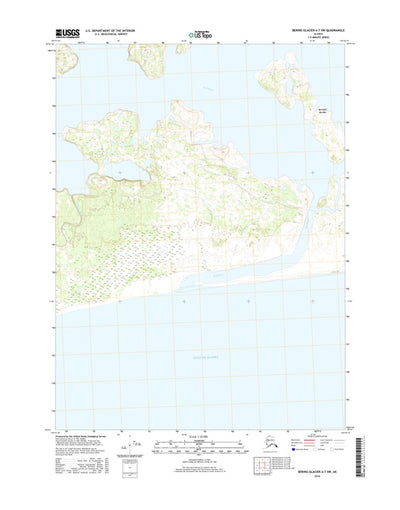Bering Glacier A-7 SW, AK (2016, 25000-Scale) Preview 1