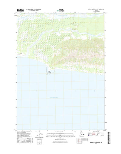 Bering Glacier A-4 SW, AK (2016, 25000-Scale) Preview 1