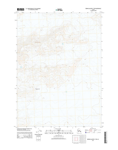 Bering Glacier C-7 SW, AK (2014, 25000-Scale) Preview 1