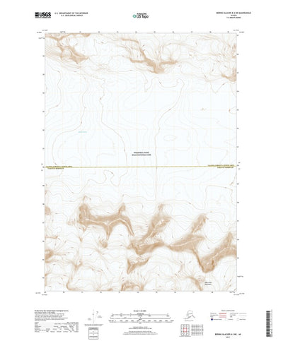 Bering Glacier B-2 NE, AK (2017, 25000-Scale) Preview 1
