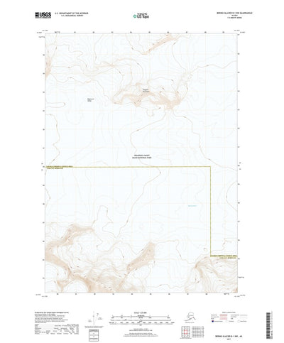 Bering Glacier B-1 NW, AK (2017, 25000-Scale) Preview 1