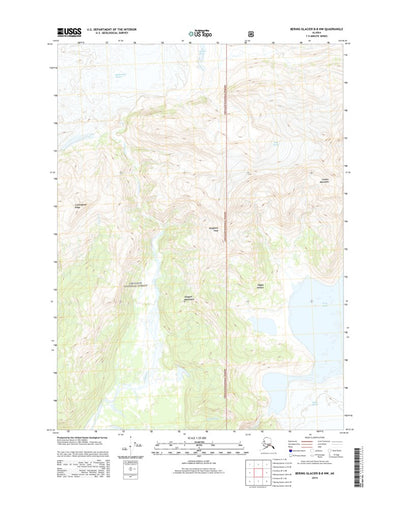 Bering Glacier B-8 NW, AK (2014, 25000-Scale) Preview 1
