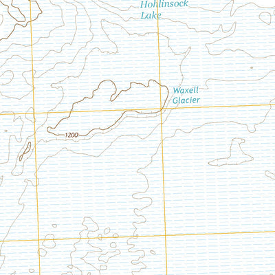 Bering Glacier B-7 NE, AK (2014, 25000-Scale) Preview 2