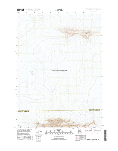 Bering Glacier C-4 SW, AK (2016, 25000-Scale) Preview 1
