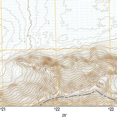 Bering Glacier C-4 SW, AK (2016, 25000-Scale) Preview 3