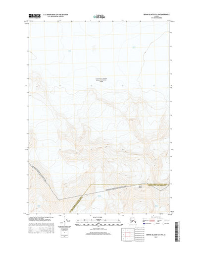 Bering Glacier C-6 SW, AK (2014, 25000-Scale) Preview 1