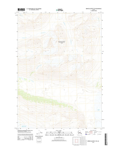 Bering Glacier D-7 NE, AK (2014, 25000-Scale) Preview 1