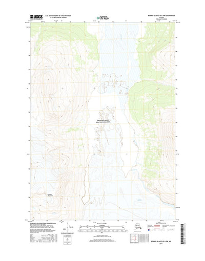 Bering Glacier D-5 SW, AK (2016, 25000-Scale) Preview 1