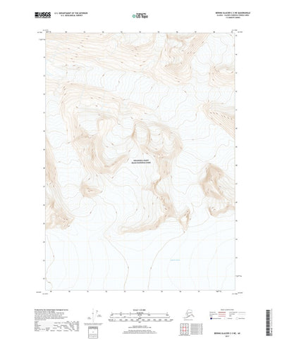 Bering Glacier C-3 NE, AK (2017, 25000-Scale) Preview 1