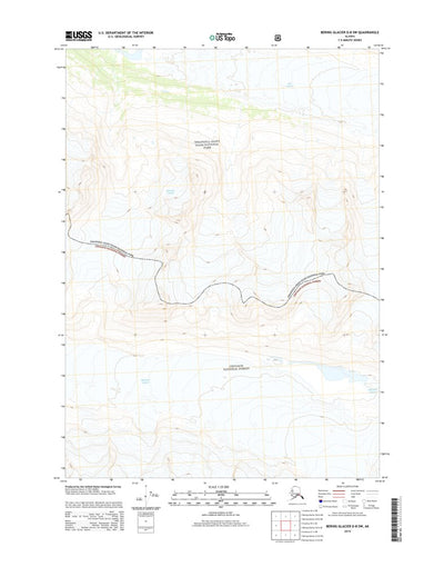 Bering Glacier D-8 SW, AK (2014, 25000-Scale) Preview 1