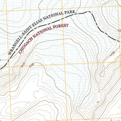 Bering Glacier D-8 SW, AK (2014, 25000-Scale) Preview 3