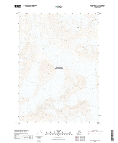 Bering Glacier D-3 SE, AK (2017, 25000-Scale) Preview 1