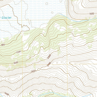 Bering Glacier A-3 SW, AK (2017, 25000-Scale) Preview 2