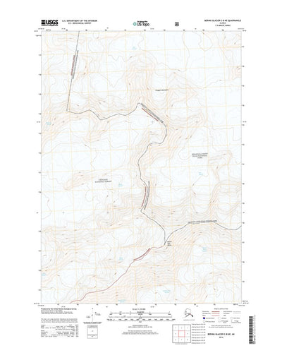 Bering Glacier C-8 NE, AK (2014, 25000-Scale) Preview 1