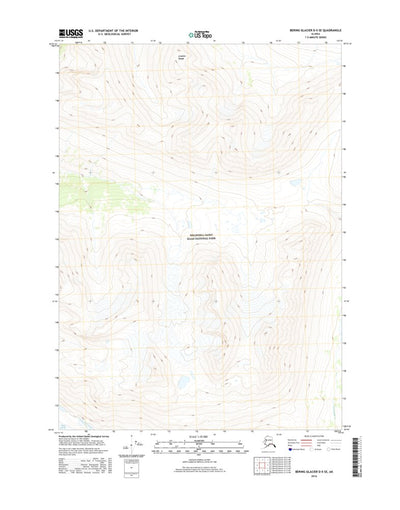 Bering Glacier D-5 SE, AK (2016, 25000-Scale) Preview 1