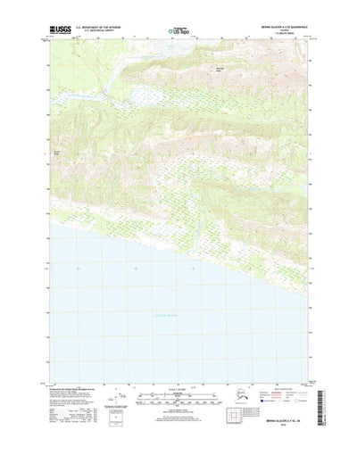 Bering Glacier A-4 SE, AK (2016, 25000-Scale) Preview 1