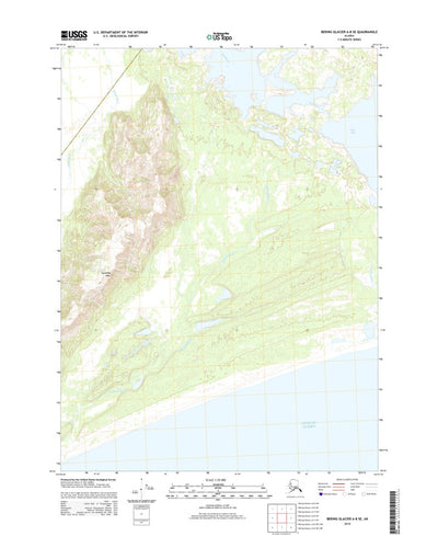 Bering Glacier A-8 SE, AK (2014, 25000-Scale) Preview 1
