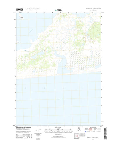 Bering Glacier A-7 SE, AK (2016, 25000-Scale) Preview 1