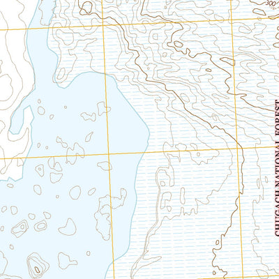 Bering Glacier B-8 SW, AK (2014, 25000-Scale) Preview 2