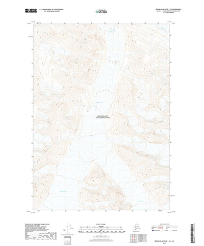 Bering Glacier D-1 SW, AK (2017, 25000-Scale) Preview 1