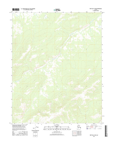 Bettles A-5 SW, AK (2016, 25000-Scale) Preview 1