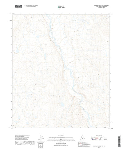 Chandler Lake D-1 NE, AK (2017, 25000-Scale) Preview 1