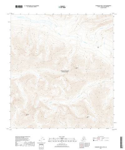 Chandler Lake A-2 SW, AK (2017, 25000-Scale) Preview 1