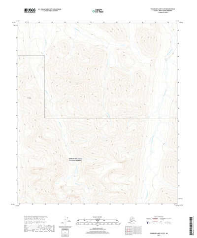 Chandler Lake B-2 SE, AK (2017, 25000-Scale) Preview 1