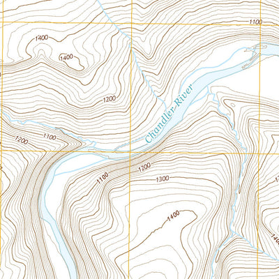 Chandler Lake D-4 SW, AK (2016, 25000-Scale) Preview 3