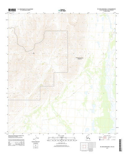 De Long Mountains A-1 SW, AK (2015, 25000-Scale) Preview 1
