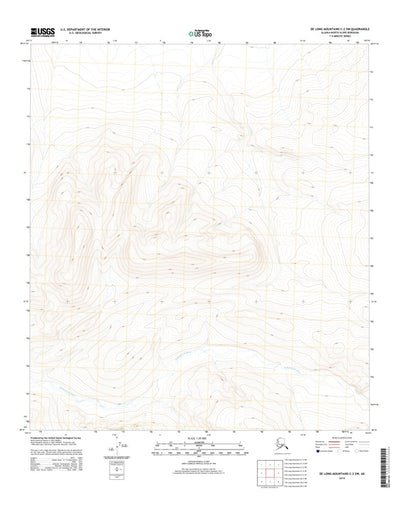 De Long Mountains C-2 SW, AK (2014, 25000-Scale) Preview 1