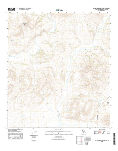 De Long Mountains A-2 SW, AK (2015, 25000-Scale) Preview 1