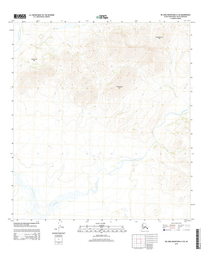 De Long Mountains A-3 SE, AK (2015, 25000-Scale) Preview 1
