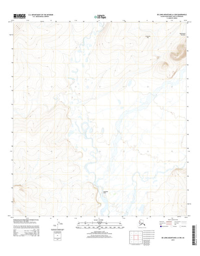 De Long Mountains A-4 SW, AK (2014, 25000-Scale) Preview 1