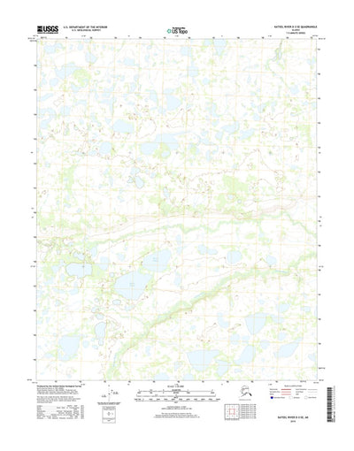 Kateel River D-3 SE, AK (2016, 25000-Scale) Preview 1