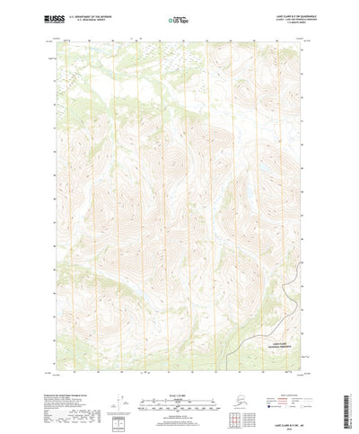Lake Clark B-5 SW, AK (2018, 25000-Scale) Preview 1